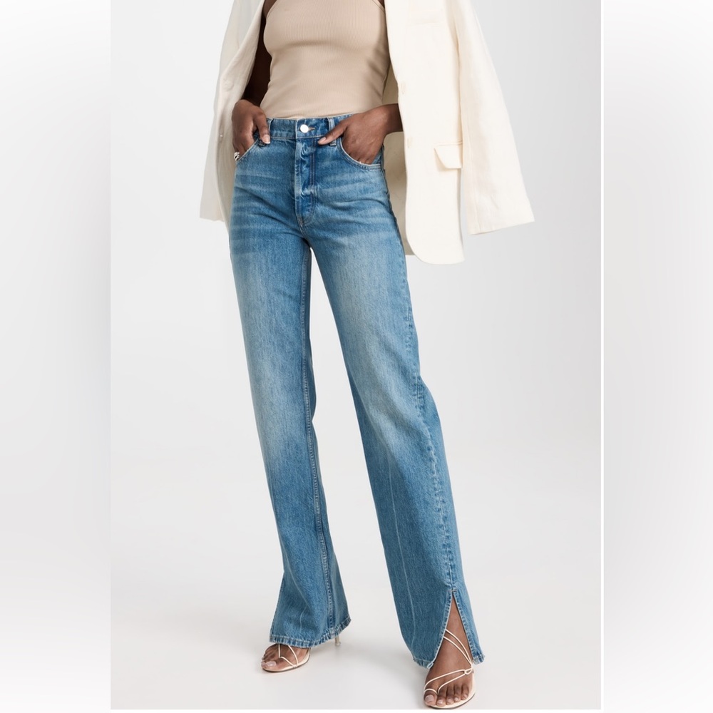 Anine Bing Roy Jeans Color Nordic Blue